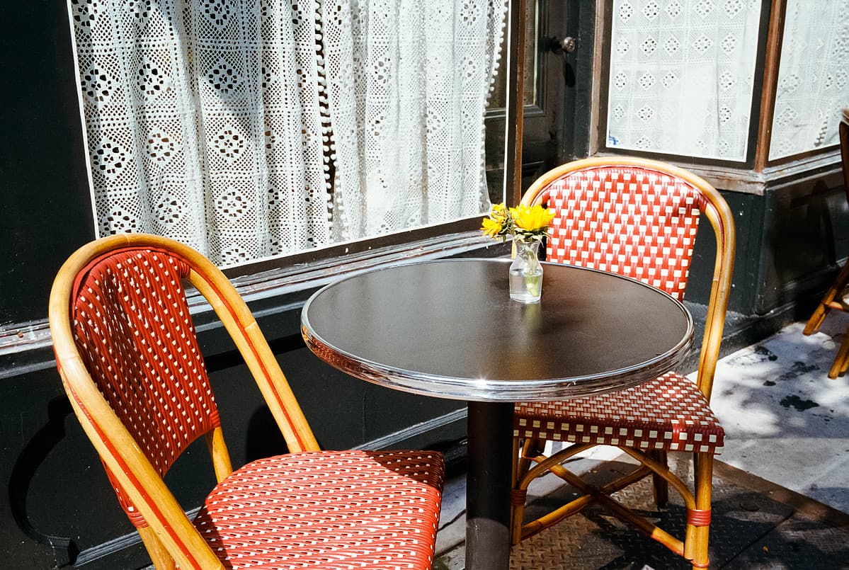 Cafe table