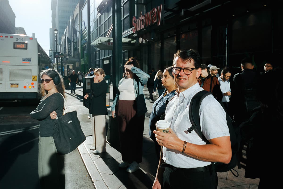 Morning coffee, Midtown