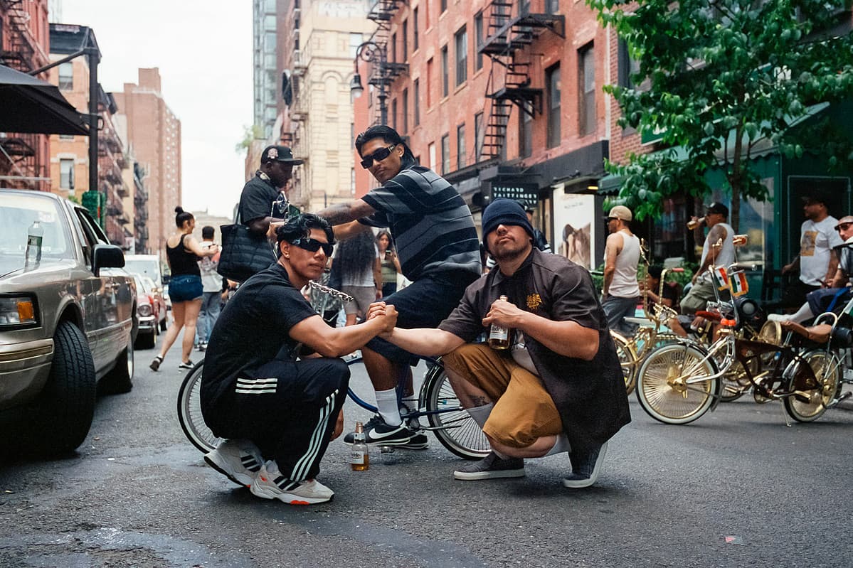 Lowrider crew on the Lower East Side